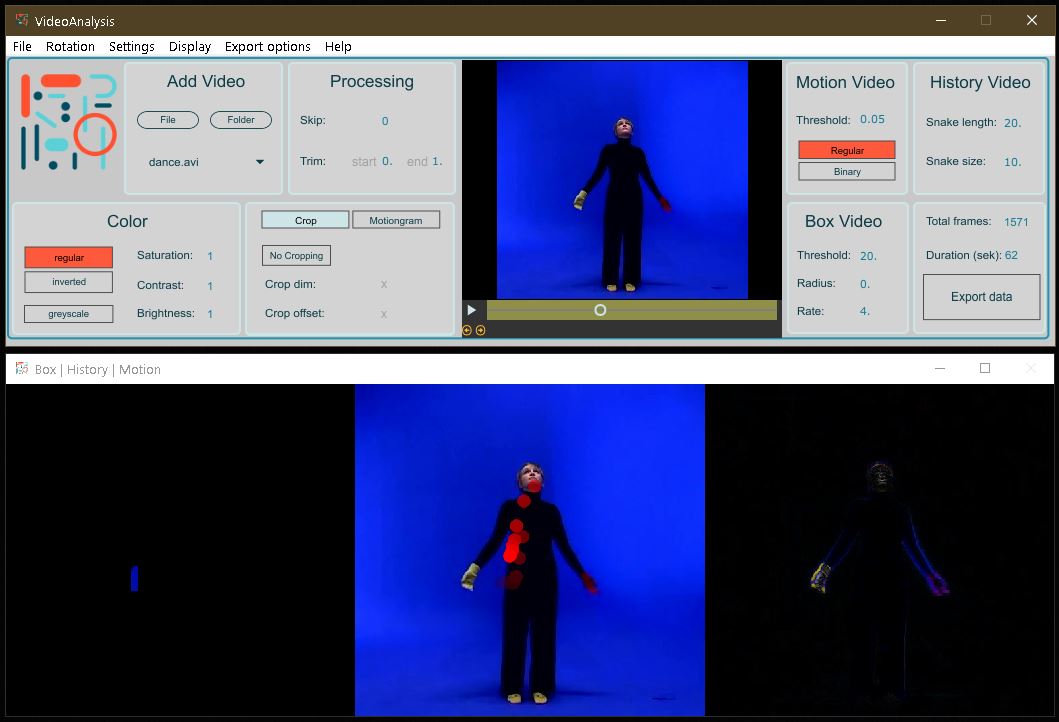 WoNoMute: Motion tracking and analysis: Video Analysis with Alena Clim